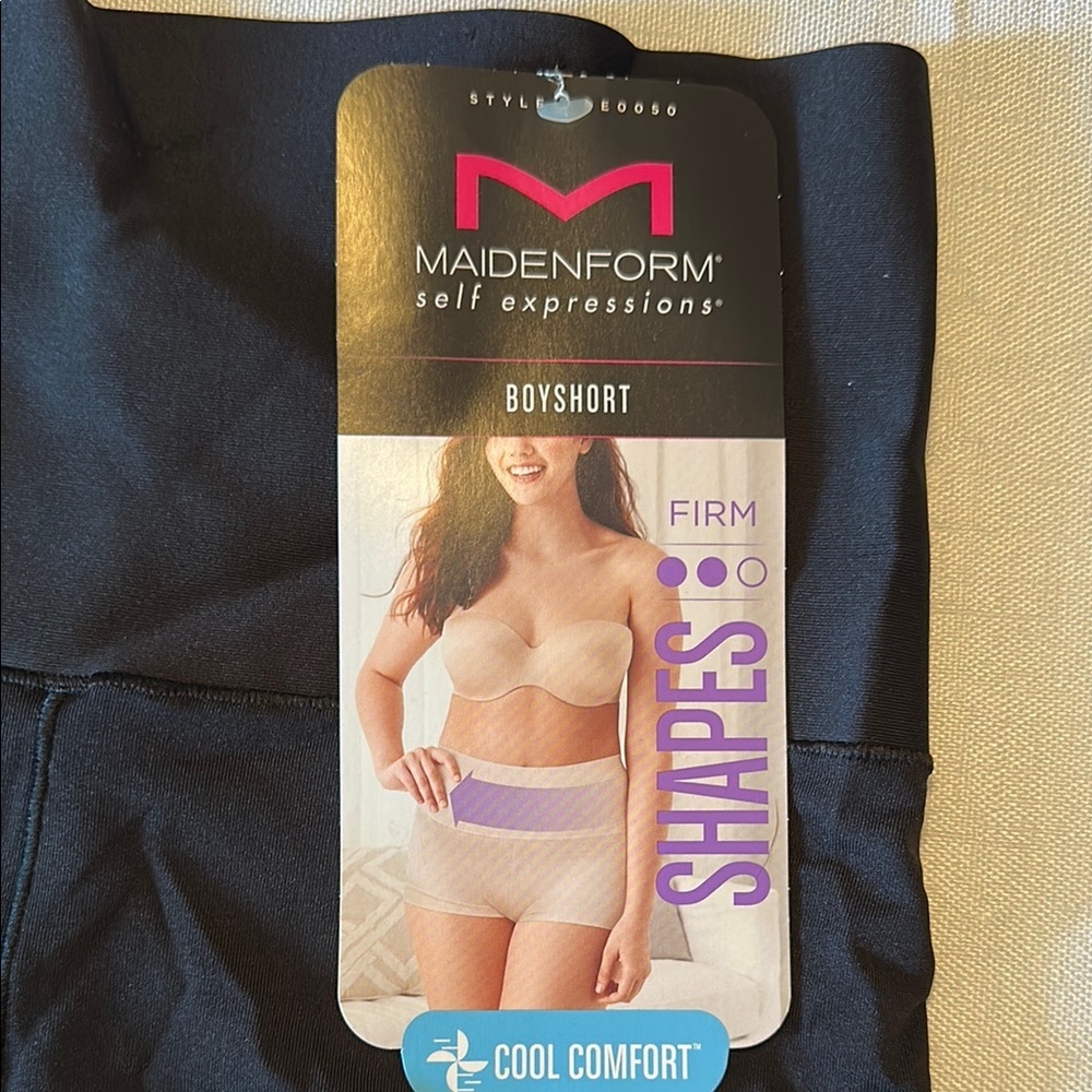 Maidenform Black High Waist Shaping Shorts - Picture 2 of 5